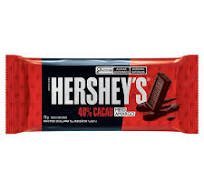 Barra chocolate Hershey’s meio amargo